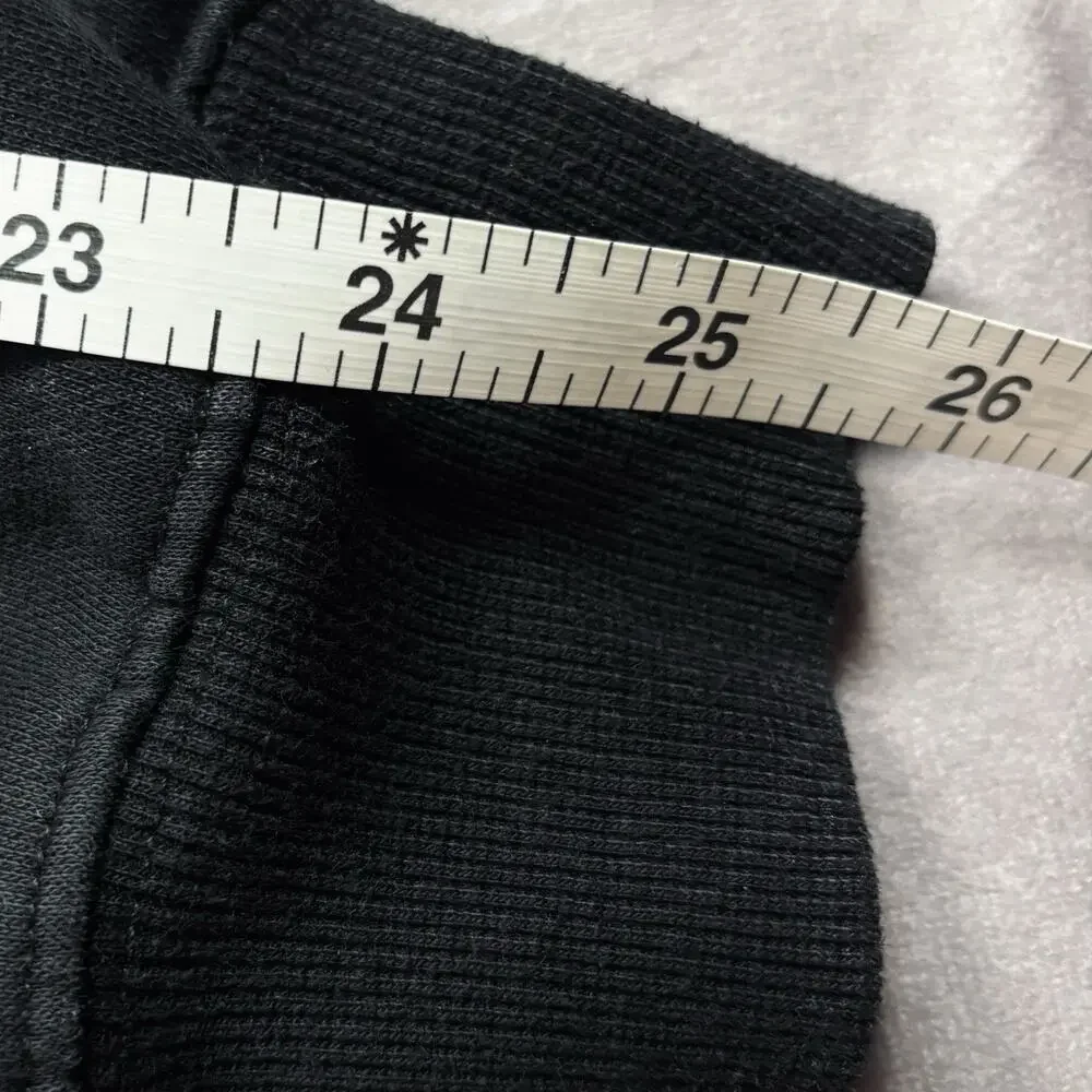 Fear of God Essentials Black Pullover Hoodie Cotton Size Medium Oversized Logo - Picture 13 of 15